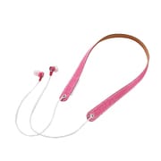 Bluetooth ネックストラップ型イヤホン ピンク LBT-NS10PN
