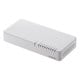 10 100MbpsスイッチングHub 8ポート プラスチック 磁石 電源内蔵 ホワイト EHC-F08PN-JW