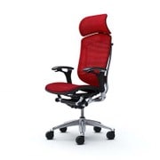 コンテッサ メッシュ座 大型HR付 可動肘 レッド CM91AB FBH9