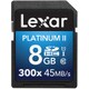 Lexar Platinum II 300X SDHCカード Class10 UHS-I 8GB LSD8GBBBJP300
