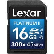 Lexar Platinum II 300X SDHCカード Class10 UHS-I 16GB LSD16GBBJP300