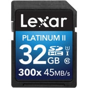 Lexar Platinum II 300X SDHCカード Class10 UHS-I 32GB LSD32GBBJP300