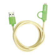 ポップケーブル 2 in 1 ライトニングUSB &マイクロUSBケーブル 1.2m NP1003