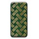 WG1020 [和柄ケース iPhone 6 Plus 5.5インチ用 Gold/Green]