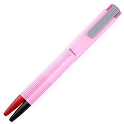 バトンズ 油性2連ボールペン ピンク レッド/ブラック Batons