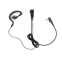 ICOM L型2P用 耳掛け式 イヤホン付クリップマイクロホン EV2ML