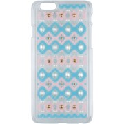エスニックスクエアスタッズ [iPhone 6/6s 4.7インチ用ケース ピンク×ブルー]