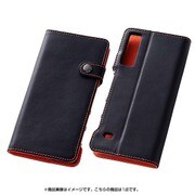 URBANO V02用 ブックレザーケース 合皮 ブラック RT-UL5LBC1/B