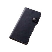 URBANO V02用 シンプルブックレザーケース 合皮 ブラック RT-UL5LBC6/B