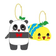 つなげてマスコットセットナッシー！パンダっしー×ナシノコ（仮） [キャラクターグッズ]