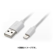 Lightning やわらかケーブル 1.8m ホワイト LHC-UALY18WH