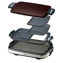 象印 - 象印　EA-GR25-TD ホットプレート やきやき ダークブラウン ヨドバシ.com - 象印 ZOJIRUSHI ホットプレート やきやき 2.5枚