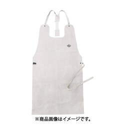 6110 [ワンタッチ前掛け 胸付 白]