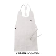 6110 [ワンタッチ前掛け 胸付 白]