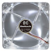 140mmファン 超静音タイプ PCケース用LEDイルミネーション冷却ファン ホワイト OWL-FY1425S2WH