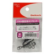 スプリングワッシャー/M4x35mm バインドタイプネジ/ナット ファン固定用ネジセット ブラック 4個入り OWL-NEJI28B