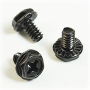 I/Oブラケット用 インチネジ つば十字穴付き六角ネジタイプ ♯6-32×6mm 30個入り OWL-NEJI01B/30