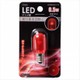 LED電球 E12口金 クリアレッド 0.5W LDT1R-H-E12 11C