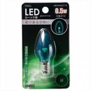LED電球 E12口金 クリアグリーン 0.5W LDC1G-H-E12 11C