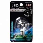 LED電球 E12口金 クリア昼白色 0.5W LDG1N-H-E12 12C