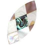 天然貝箸置 チェッカー 055305