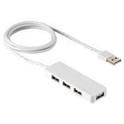 USB2.0ハブ 4ポートセルフパワータイプ BSH4A13シリーズ ホワイト BSH4A13WH