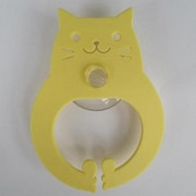 キッチン用スポンジホルダー 発明工房多摩 お手伝い猫ちゃん イエロー