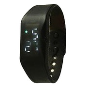 LED Pulse Snap Time Watch シリコンウォッチ ブラック LP-W02-BK