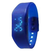 LED Pulse Snap Time Watch シリコンウォッチ ブルー LP-W02-BL