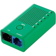 無線LANルータ親機 ポータブル 433+150Mbps 緑 WRH-583GN2-S
