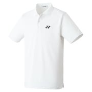 テニスポロシャツ（スタンダードタイプ） メンズ 10300 (011)ホワイト Mサイズ [テニスウェア ポロシャツ メンズ]