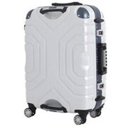 スーツケース グリップマスター 旅行日数目安：2～3泊 48L TSAロック搭載 ヘアライン ホワイト/ブルー B5225T-54 BK/BL