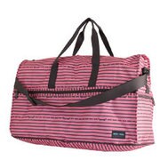 H0004 271 [折りたたみ大型ボストンバック リボンボーダーピンク]