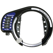 プッシュボタン式後輪サークル錠 ブラック SAJ081B