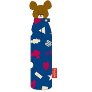 くまのがっこう 立体手元付き ミニ傘 ネイビー