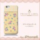 ip6-71672 [iPhone 6/6s用ハードケース フラワーストライプ イエロー]