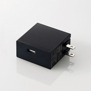 スマートフォン用AC充電器 QuickCarge2.0対応 USBメス ブラック MPA-ACUQN000BK