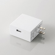 スマートフォン用AC充電器 QuickCarge2.0対応 USBメス ホワイト MPA-ACUQN000WH