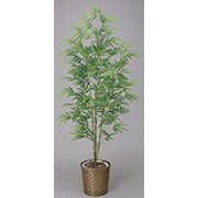 インテリアグリーン 人工観葉植物 光触媒 青竹 1.8m 180A300-23
