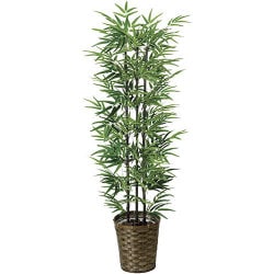 インテリアグリーン 人工観葉植物 光触媒 黒竹 1.35m 178A230-24