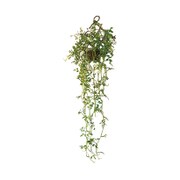 インテリアグリーン 人工観葉植物 光触媒 壁掛ジャスミン花付 269B75-41