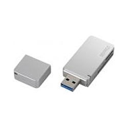高速カードリーダー/ライター USB3.0＆ターボPC EX対応モデル シルバー BSCR26TU3SV