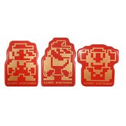 スーパーマリオブラザーズ 木製ダイカットクリップD ゴールドセット [キャラクターグッズ]