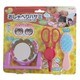 ぽぽちゃん おしゃべりハサミ ヘアチェンジ かがみつき [子育てごっこのお道具シリーズ 3歳以上]
