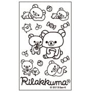 RKAP302 [リラックマ フロッキーシート リラックマ01BK]