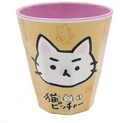 猫ピッチャー メラミンカップ オレンジ [キャラクターグッズ]