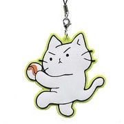 猫ピッチャー ラバーストラップ グリーン [キャラクターグッズ グリーン]