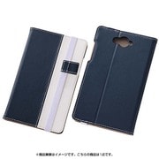 AQUOS PAD SH-05G用 バイカラーブックレザーケース ネイビー ホワイト RT-SH05GLC7/NW