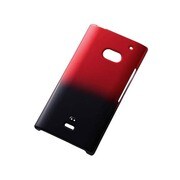 RT-AC2C5/BR [AQUOS CRYSTAL 2用 グラデーションハードケース ブラック レッド]