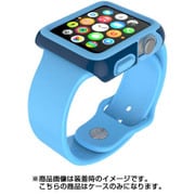 SPK-A4145 [CandyShell Fit for Apple Watch 38mm用ケース Deep Sea Blue/Lagoon Blue]